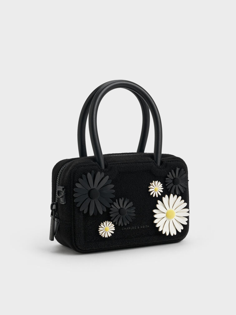 Polly Floral Appliques Set, White, hi-res