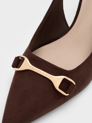 , Dark Brown Textured, hi-res