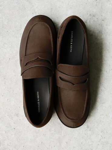 , Dark Brown Textured, hi-res