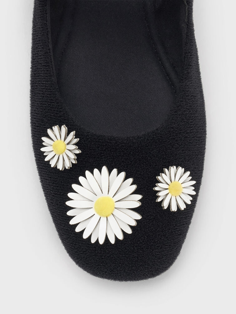 Polly Floral Appliques Set, White, hi-res