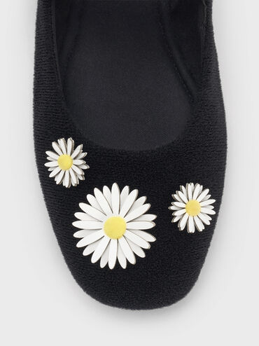 Polly Floral Appliques Set, White, hi-res