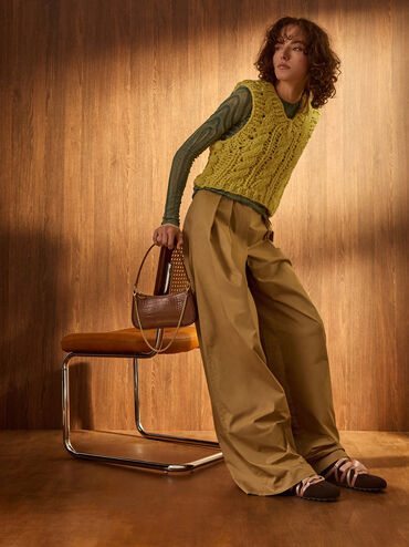 , Dark Brown Textured, hi-res