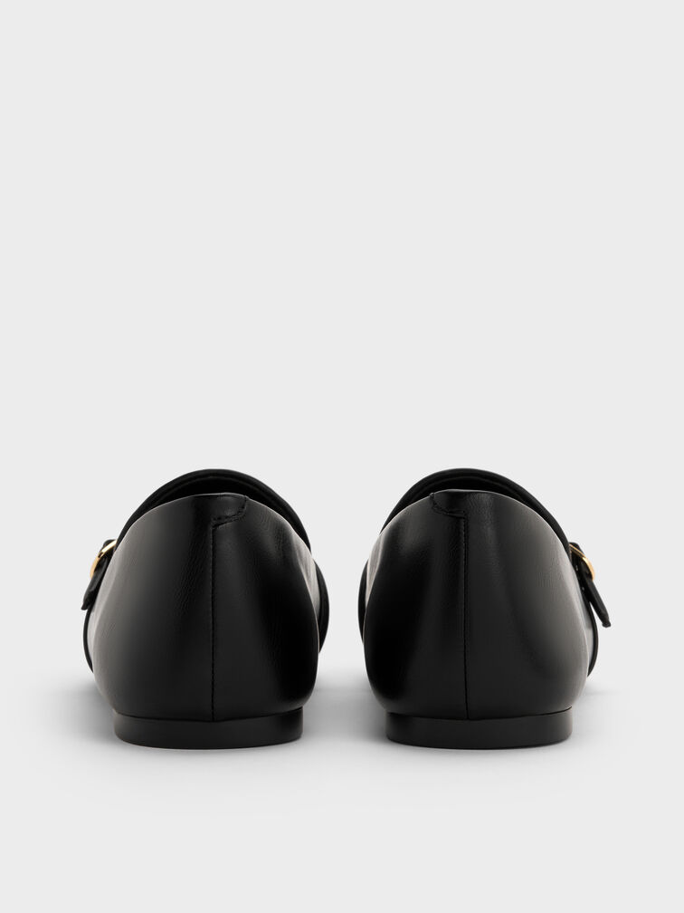 لوفر بحزام بمشبك, أسود, hi-res