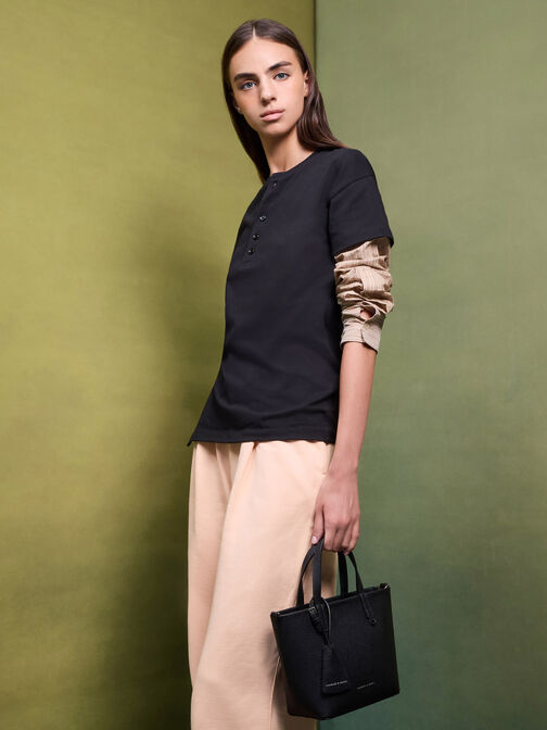 حقيبة توت ميني بريل, أسود كلاسيكي, hi-res