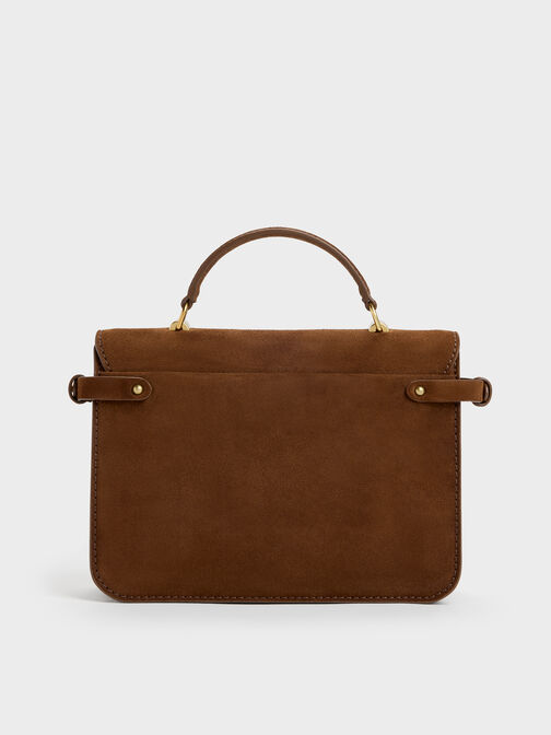 Mini Chance Turn-Lock Crossbody Bag, Pecan Brown, hi-res