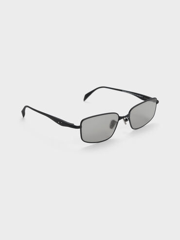 Celestia Rectangular Sunglasses, Noir, hi-res