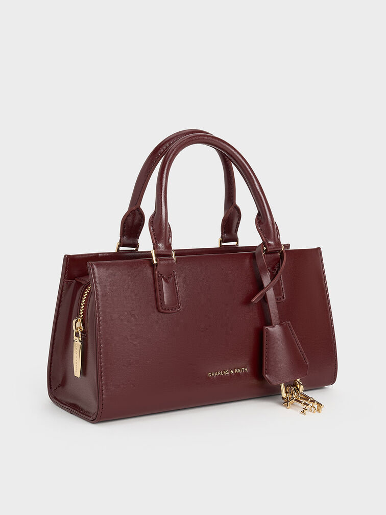 Kerry Top Handle Bag, Mulberry Plum, hi-res