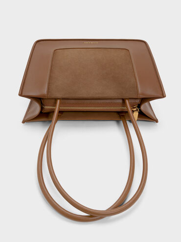 Daylla Tote Bag, Mocha Brown, hi-res