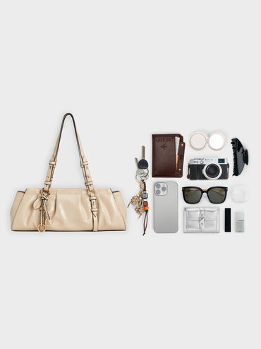 Britton Elongated Shoulder Bag, Dusted Oat, hi-res