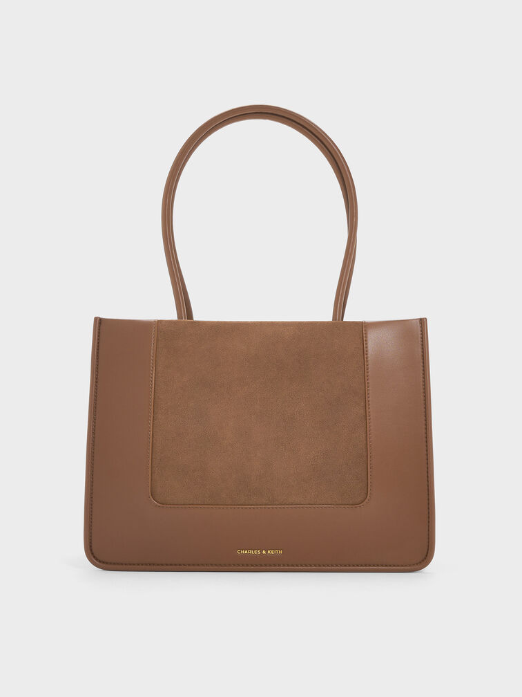 Daylla Tote Bag, Mocha Brown, hi-res