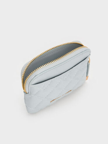 حامل بطاقات مبطن, أزرق باهت مائل للرمادي, hi-res