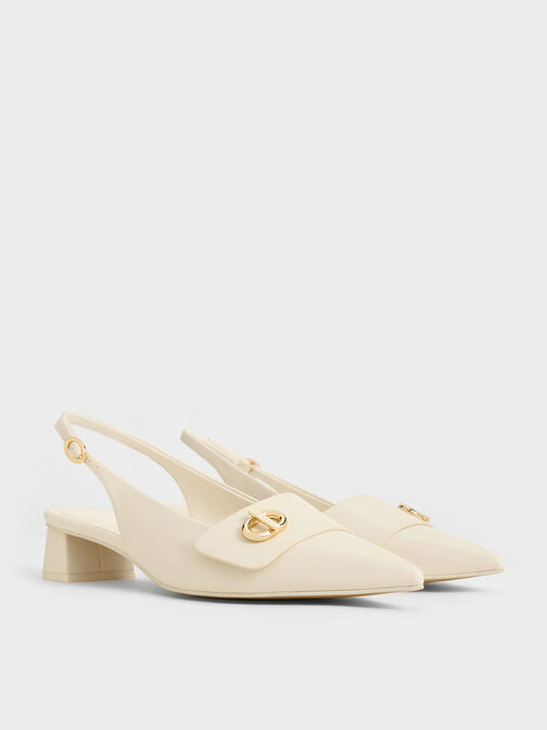 Marley Slingback Pumps, Chalk, hi-res