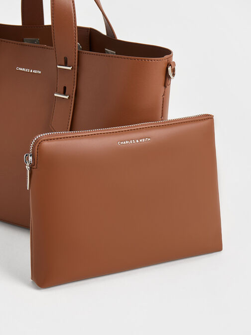 Shania Tote Bag, Chocolate, hi-res