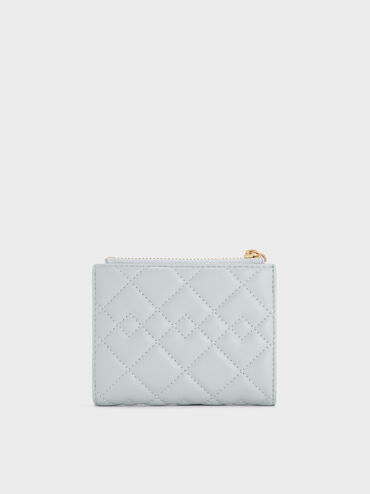 Duo Quilted Small Wallet, Sea Salt Blue, hi-res