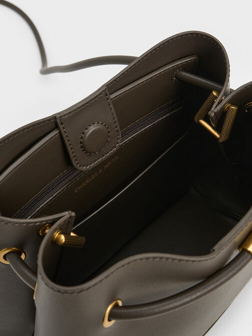 حقيبة سيبيل أنيقة بحزام علوي, طحلبي داكن, hi-res