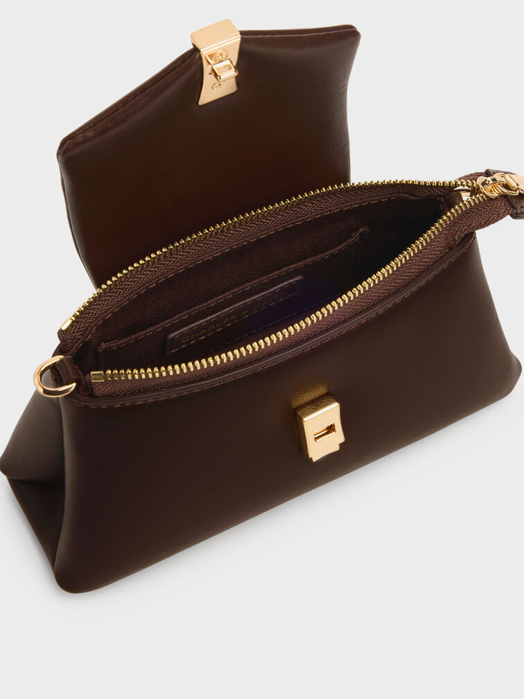 Micro Lilibet Top Handle Bag, Espresso Brown, hi-res