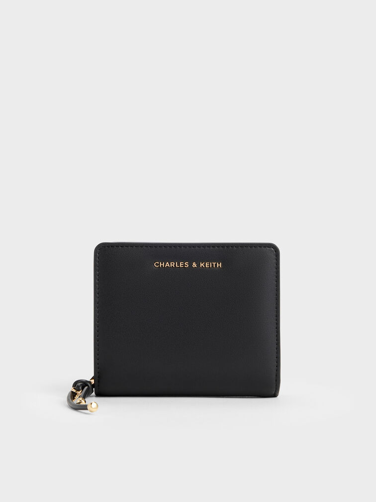 Everleigh Zip-Around Small Wallet, Black, hi-res