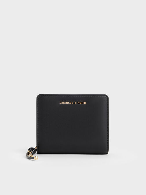 Everleigh Zip-Around Small Wallet, Black, hi-res