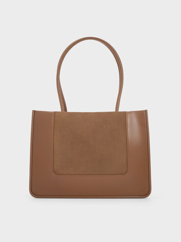 Daylla Tote Bag, Mocha Brown, hi-res