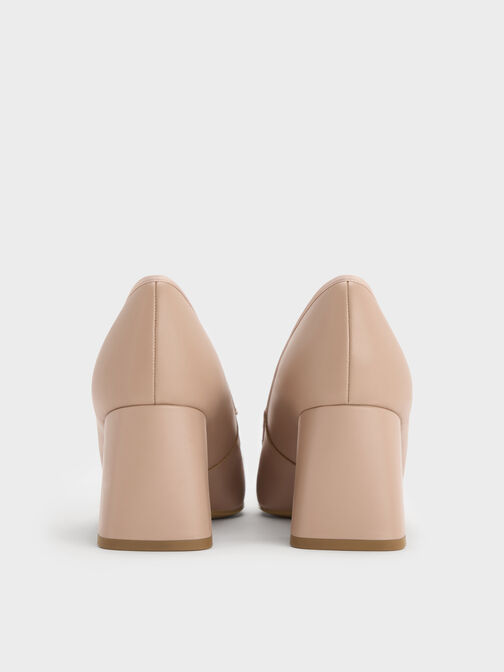 حذاء ماري جين بفيونكة, لون البشرة الطبيعي, hi-res