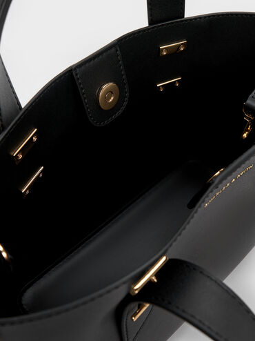 Mini Shania Tote Bag, Black, hi-res