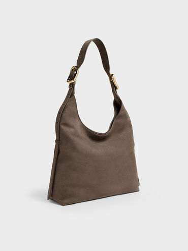 Aislin Hobo Bag, Stone Grey, hi-res