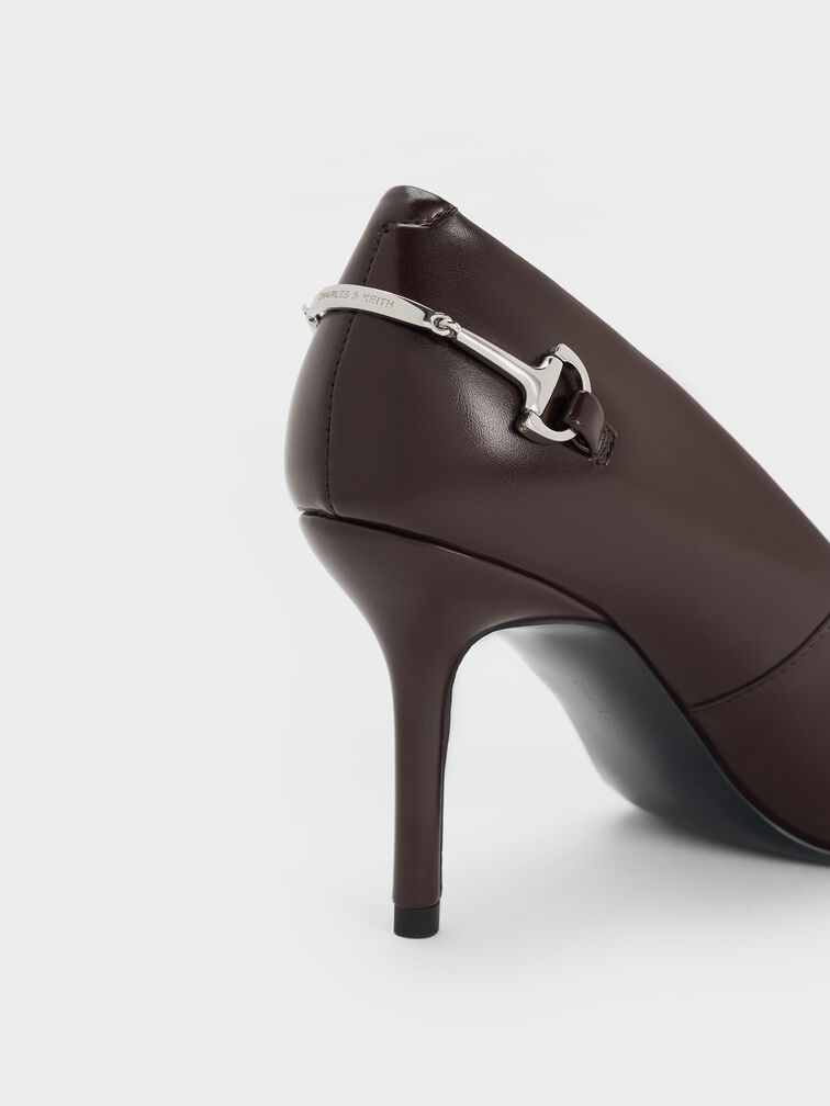 Erinna Metallic-Accent Pointed Pumps, Burgundy, hi-res