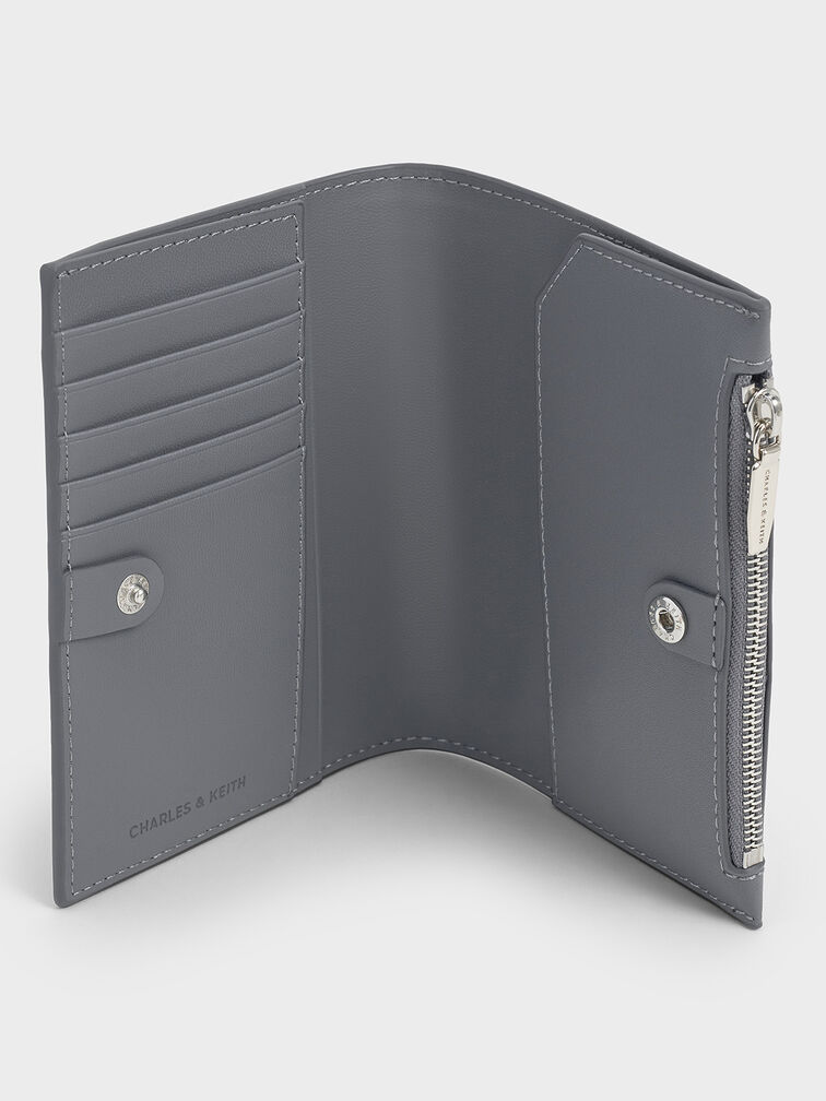 Noelle Passport Holder, Grey, hi-res