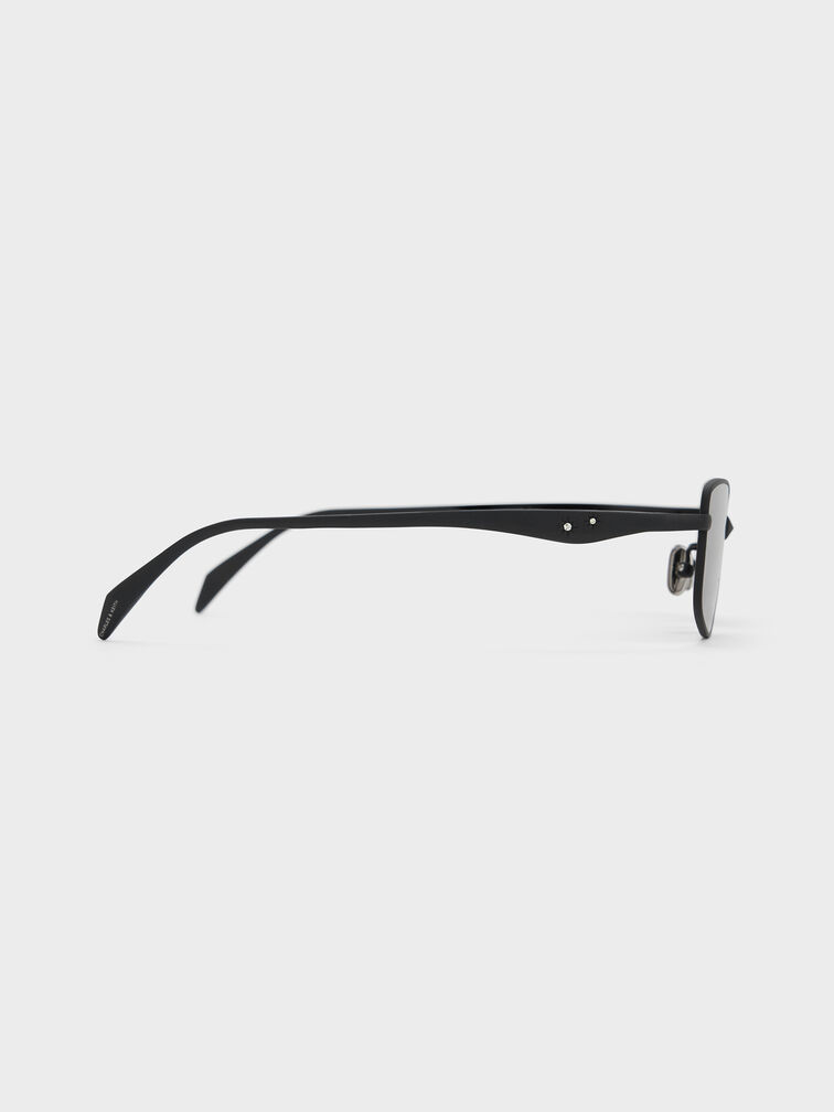 Celestia Rectangular Sunglasses, Noir, hi-res