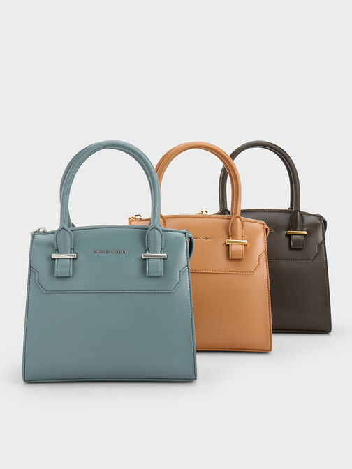 حقيبة توت تيمي بتصميم هيكلي أنيق, توفي, hi-res