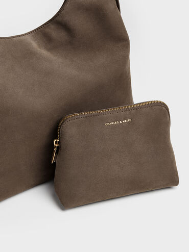 Aislin Hobo Bag, Stone Grey, hi-res