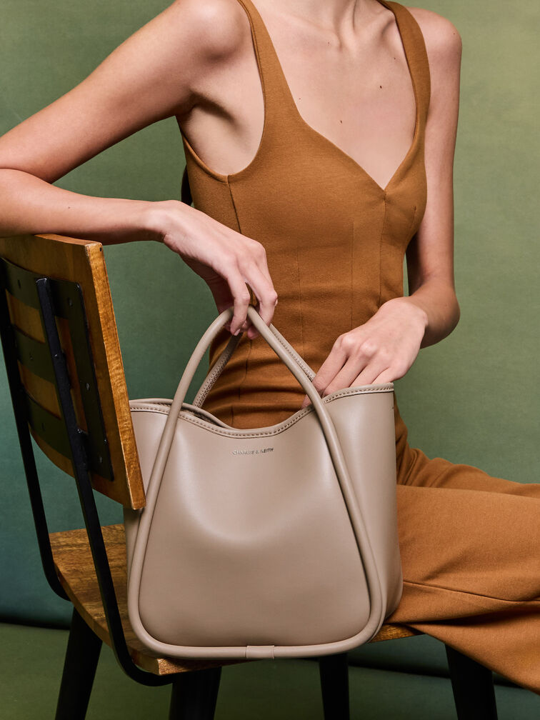 حقيبة توت "ليلى" ميني أنبوبية, تاوب, hi-res