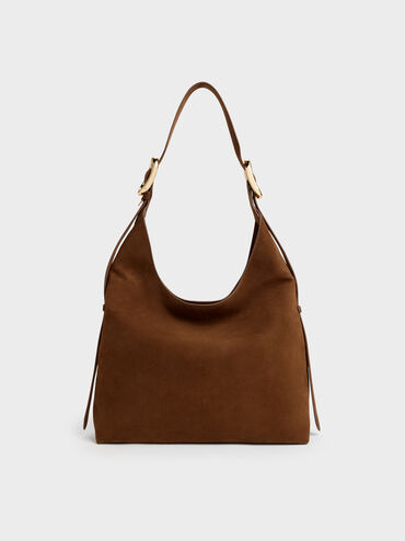 Aislin Hobo Bag, Pecan Brown, hi-res