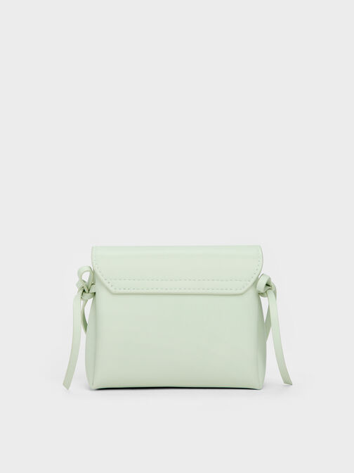Hazel Bow Small Wallet, Mint Green, hi-res