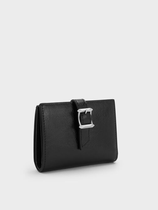 Bryna Belted Wallet, Noir, hi-res