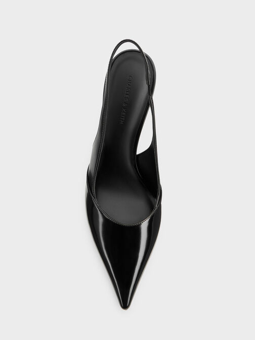 Taylen Slingback Pumps, Black Boxed, hi-res