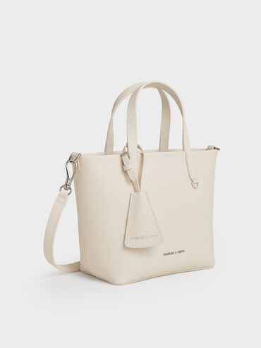 Mini Beryl Tote Bag, Cream, hi-res