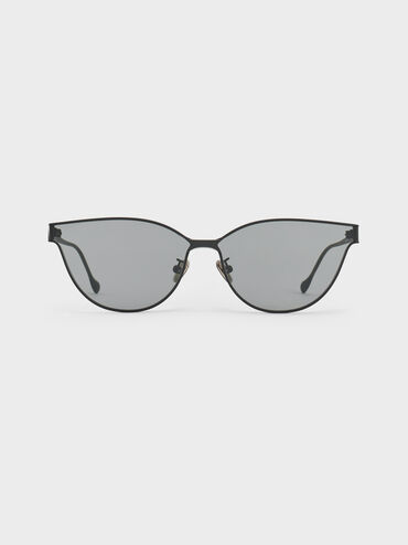 Ginny Cat-Eye Sunglasses, Noir, hi-res