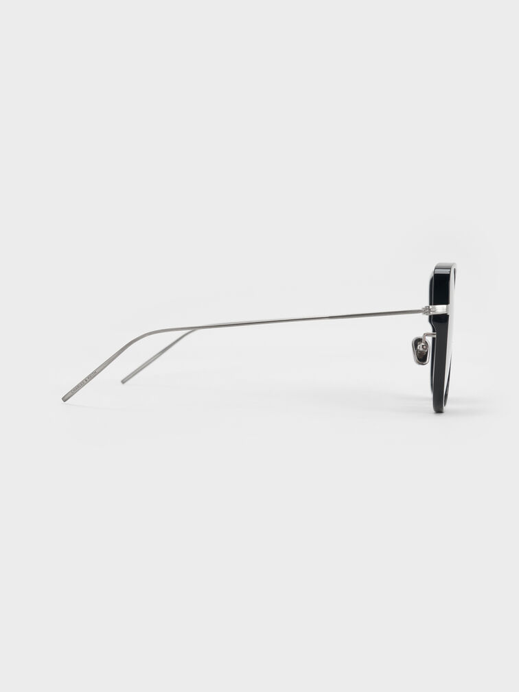Lisbeth Butterfly Sunglasses, Noir, hi-res