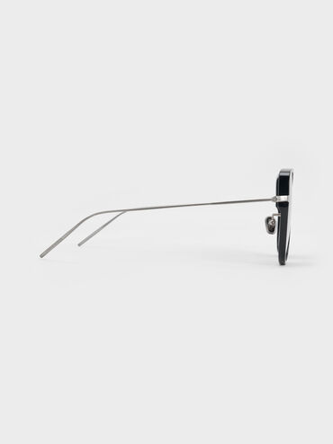 Lisbeth Butterfly Sunglasses, Noir, hi-res