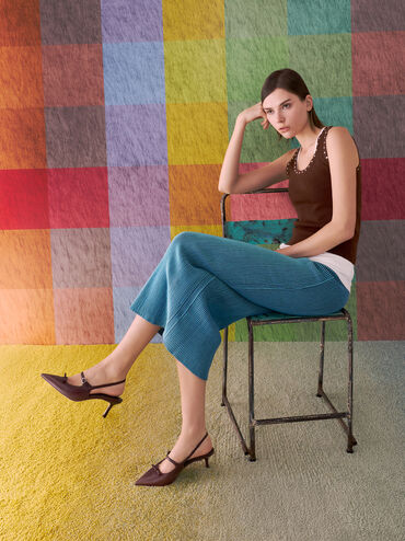 حذاء كعب عالي سونالي بسير خلفي وفيونكة, برغندي, hi-res