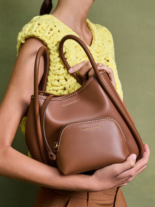 حقيبة توت صغيرة من مجموعة ليلا, شوكولاتي, hi-res