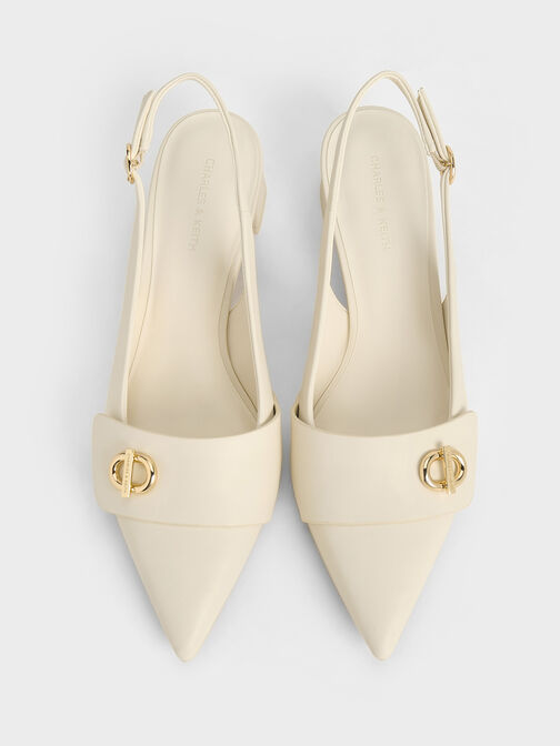 Marley Slingback Pumps, Chalk, hi-res