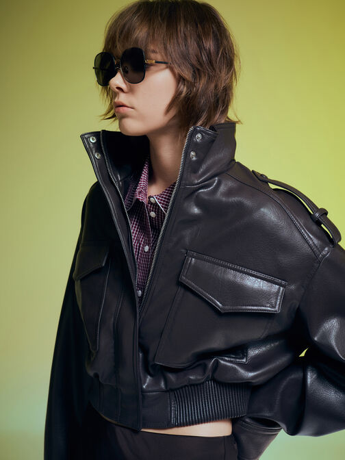 نظارات إيفيت باترفلاي الشمسية, أسود, hi-res