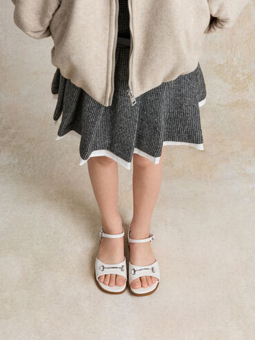 صندل ميتالك, أبيض طباشيري, hi-res