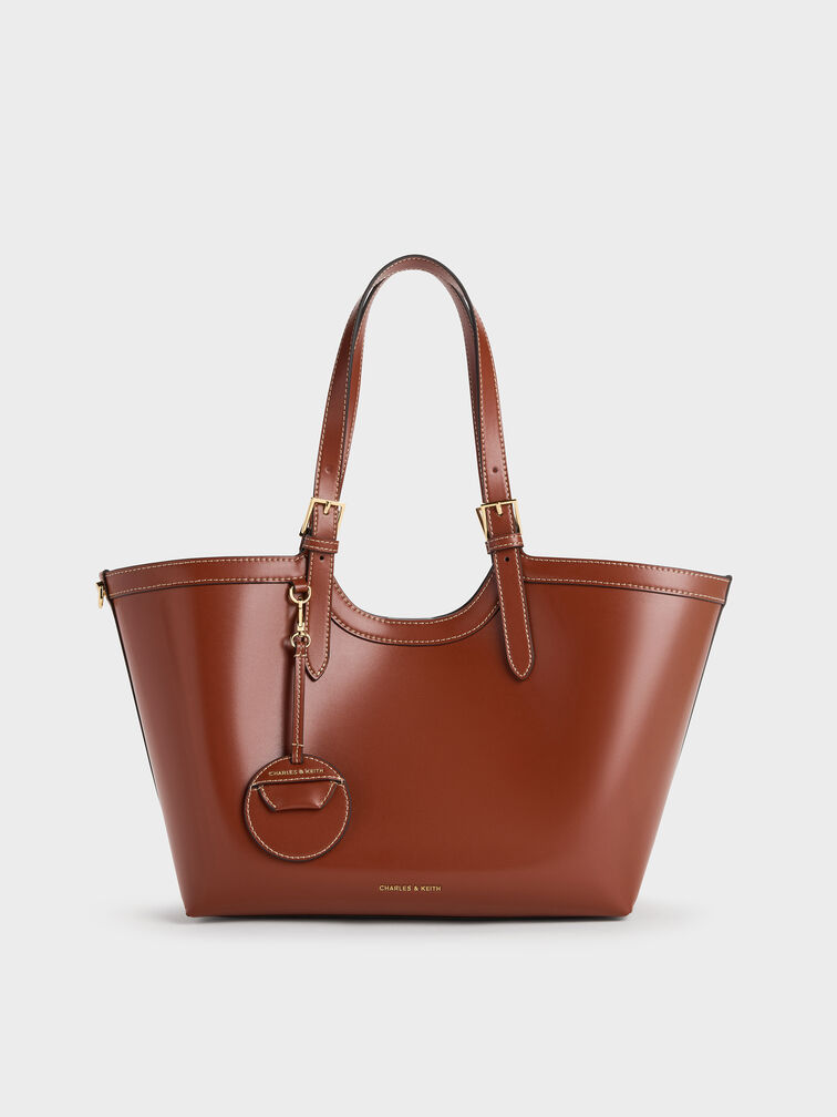 XL Enola Tote Bag, Brick, hi-res