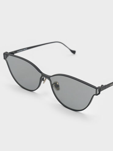 Ginny Cat-Eye Sunglasses, Noir, hi-res