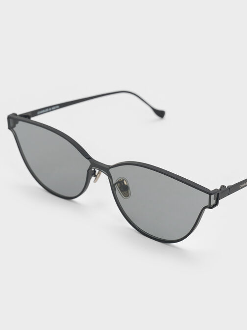 Ginny Cat-Eye Sunglasses, Noir, hi-res
