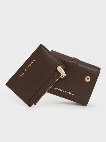 محفظة صغيرة كالا بحمالة معقودة, بني غني كالإسبريسو, hi-res