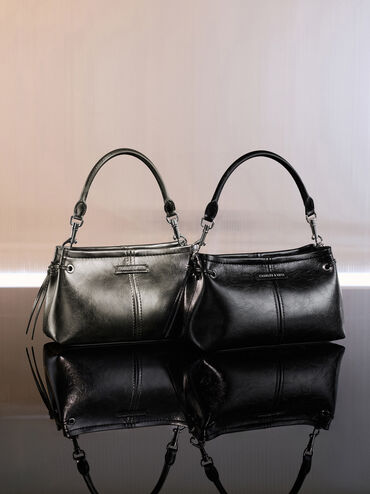 Noane Top Handle Bag, Noir, hi-res